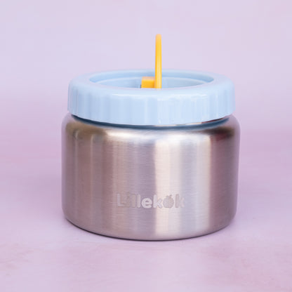 Lillekok termobeholder med børnevenligt låg – 350 ml